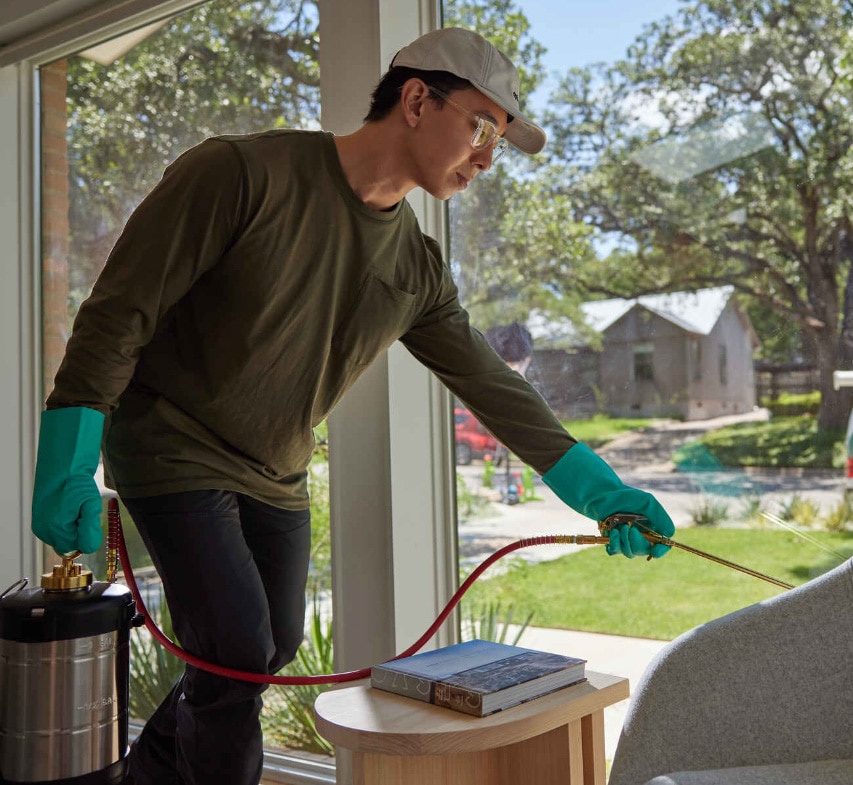 Spray on Porch
